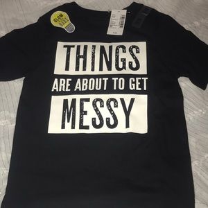 Glow in the dark graphic T